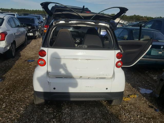 WMEEJ3BAXEK767264 - 2014 SMART FORTWO PUR WHITE photo 10