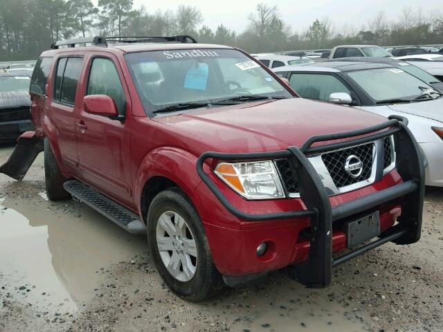 5N1AR18U96C618444 - 2006 NISSAN PATHFINDER BURGUNDY photo 1