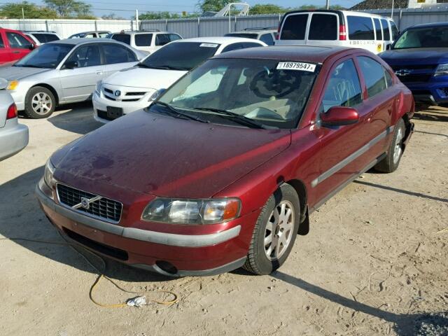 YV1RS61R412074331 - 2001 VOLVO S60 RED photo 2