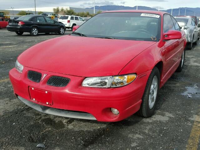 1G2WP12K8XF286850 - 1999 PONTIAC GRAND PRIX RED photo 2