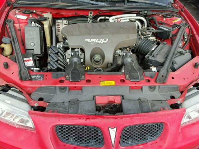 1G2WP12K8XF286850 - 1999 PONTIAC GRAND PRIX RED photo 7