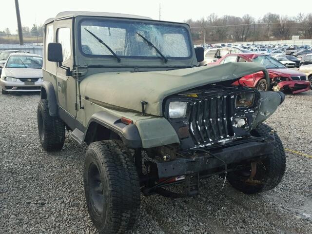 2J4FY19E2LJ555011 - 1990 JEEP WRANGLER / GREEN photo 1