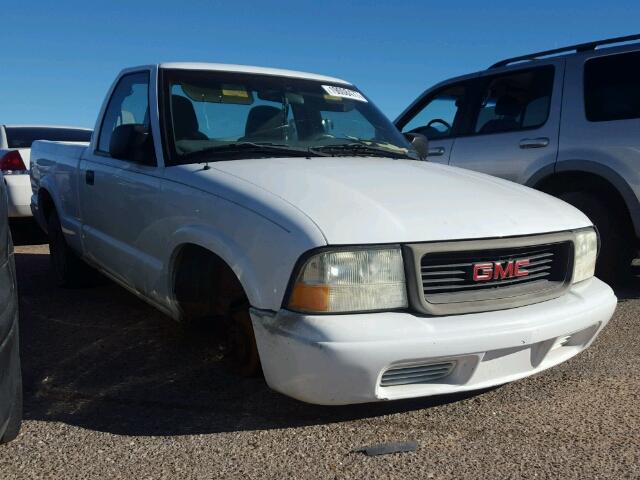 1GTCS14H138216944 - 2003 GMC SONOMA WHITE photo 1