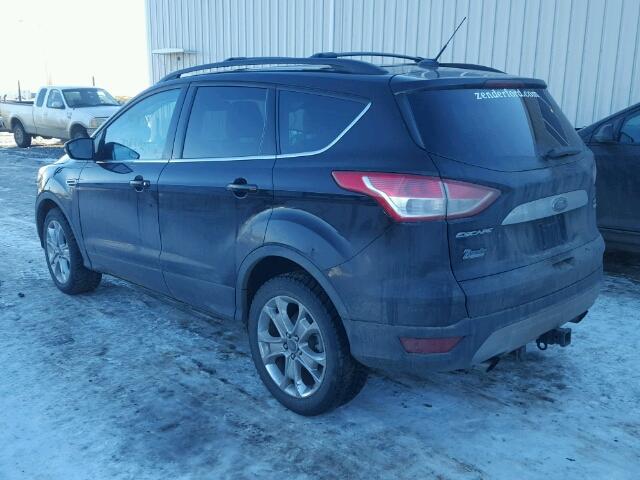 1FMCU9H95DUD44510 - 2013 FORD ESCAPE SEL BLACK photo 3