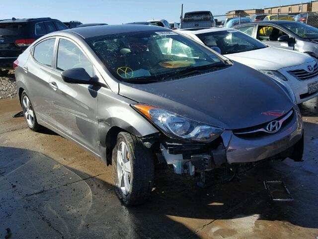 5NPDH4AE1DH396203 - 2013 HYUNDAI ELANTRA GL GRAY photo 1