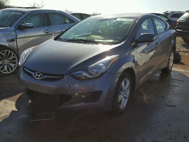 5NPDH4AE1DH396203 - 2013 HYUNDAI ELANTRA GL GRAY photo 2