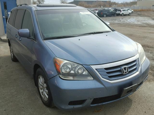 5FNRL38789B057742 - 2009 HONDA ODYSSEY EX BLUE photo 1