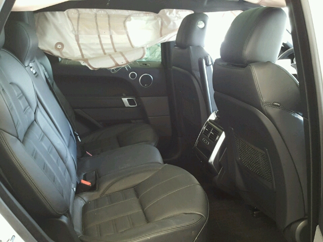 SALWS2VF3GA547886 - 2016 LAND ROVER RANGE ROVE WHITE photo 6