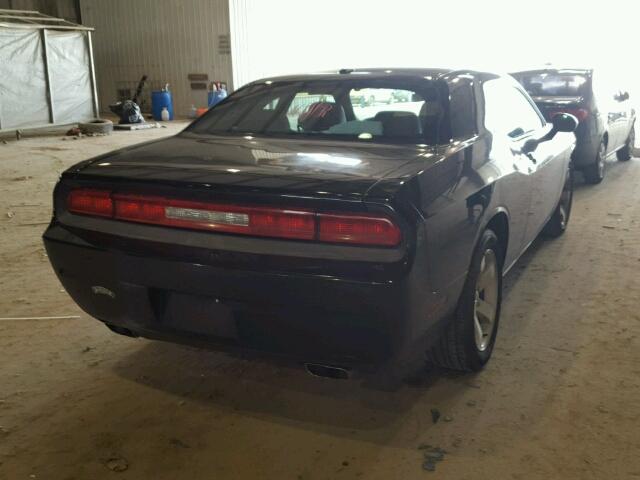 2B3CJ4DG6BH605147 - 2011 DODGE CHALLENGER BLACK photo 4