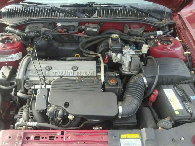 1G2NE52T5VC840099 - 1997 PONTIAC GRAND AM S Qırmızı foto 7