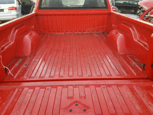 1B7GG16X22S715454 - 2002 DODGE DAKOTA/SXT RED photo 6