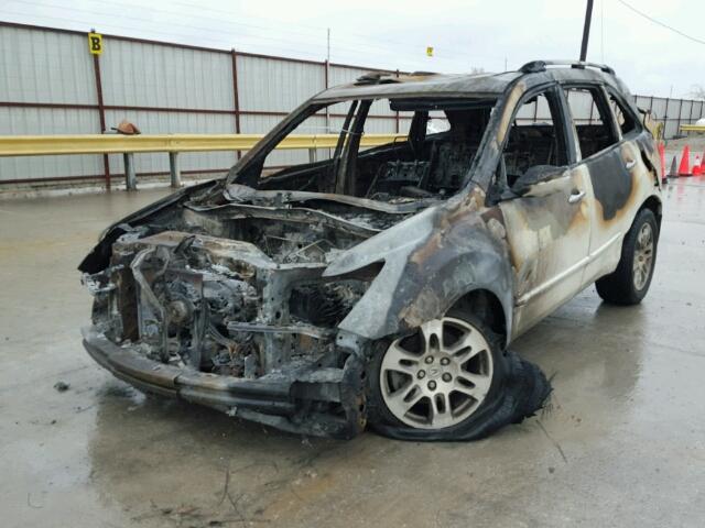 2HNYD28258H504215 - 2008 ACURA MDX BURN photo 2