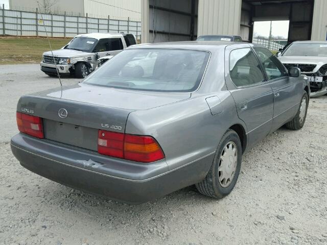 JT8BH22F8T0042773 - 1996 LEXUS LS 400 GRAY photo 4