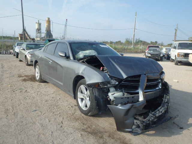 2C3CDXBG1CH260402 - 2012 DODGE CHARGER SE GRAY photo 1