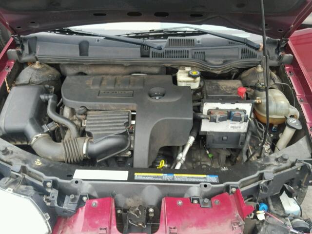 1G8AZ55F06Z108668 - 2006 SATURN ION LEVEL RED photo 7