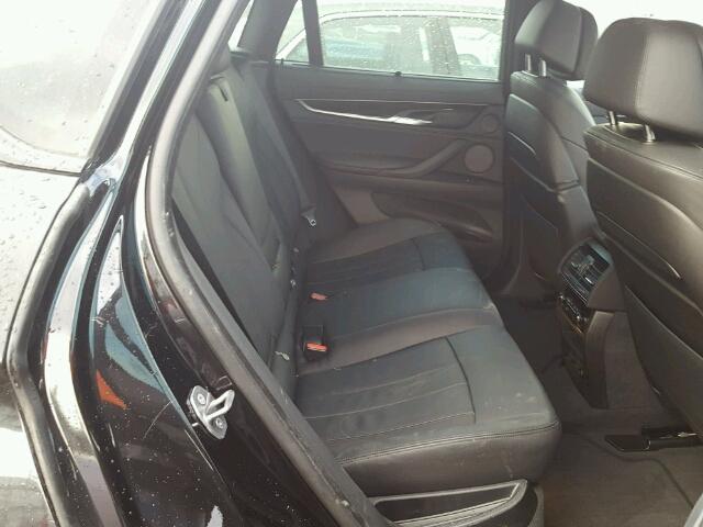 5UXKU2C56G0N80007 - 2016 BMW X6 XDRIVE3 BLACK photo 6