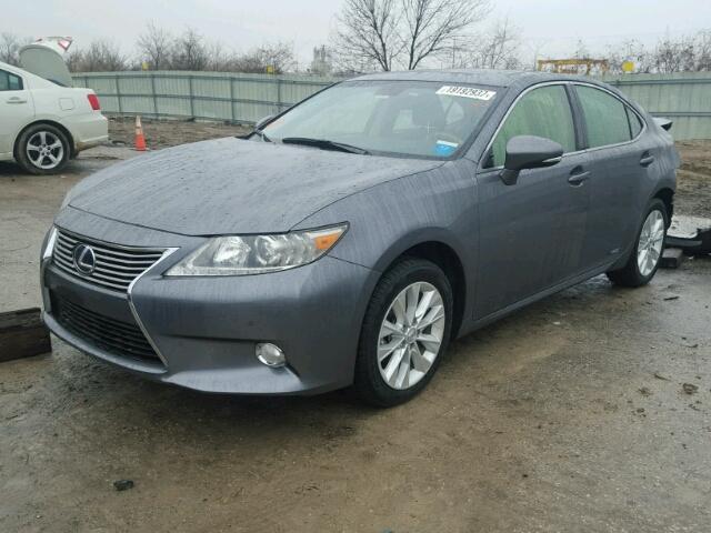 JTHBW1GG3D2030294 - 2013 LEXUS ES 300H GRAY photo 2