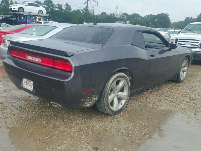 2C3CDYAG6EH123501 - 2014 DODGE CHALLENGER GRAY photo 4