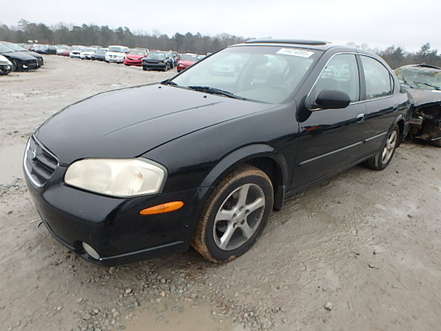 JN1CA31D11T819275 - 2001 NISSAN MAXIMA GXE BLACK photo 2