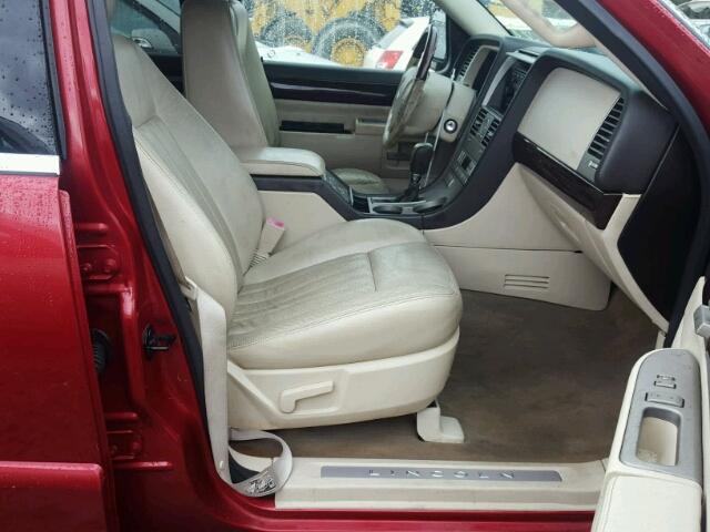 5LMEU78H73ZJ37152 - 2003 LINCOLN AVIATOR 勃艮第红 照片 5