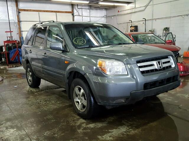 5FNYF18757B004341 - 2007 HONDA PILOT GRAY photo 1