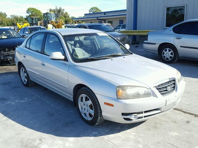 KMHDN46D15U075922 - 2005 HYUNDAI ELANTRA GL SILVER photo 1