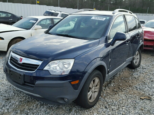 3GSDL43N38S546906 - 2008 SATURN VUE XE BLUE photo 2