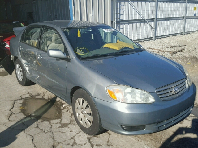 JTDBR32E542037404 - 2004 TOYOTA COROLLA CE GRAY photo 1