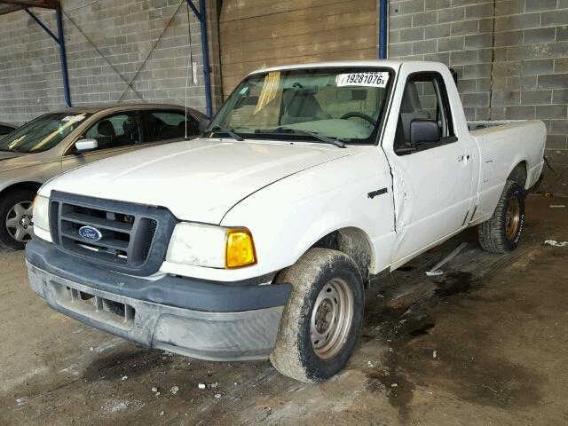 1FTYR10D54PA28097 - 2004 FORD RANGER WHITE photo 2