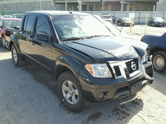 1N6AD0ERXDN732772 - 2013 NISSAN FRONTIER BLACK photo 1