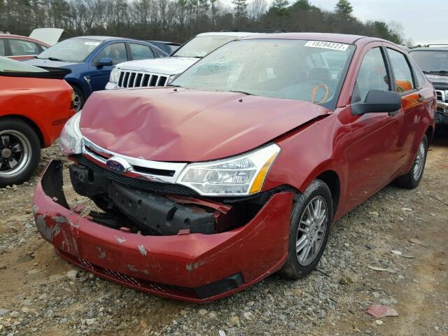 1FAHP3FN0BW141479 - 2011 FORD FOCUS SE RED photo 2