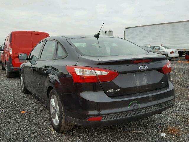 1FADP3F23EL173319 - 2014 FORD FOCUS SE BLACK photo 3