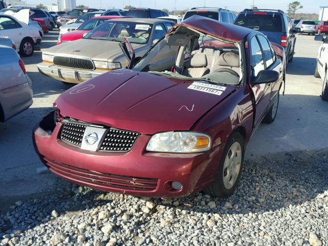 3N1CB51D65L466051 - 2005 NISSAN SENTRA 1.8 MAROON photo 2