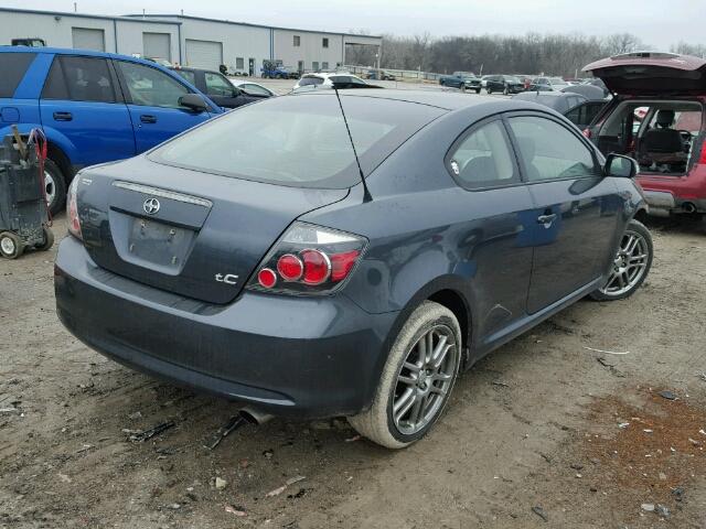 JTKDE167580265126 - 2008 SCION TC BLUE photo 4