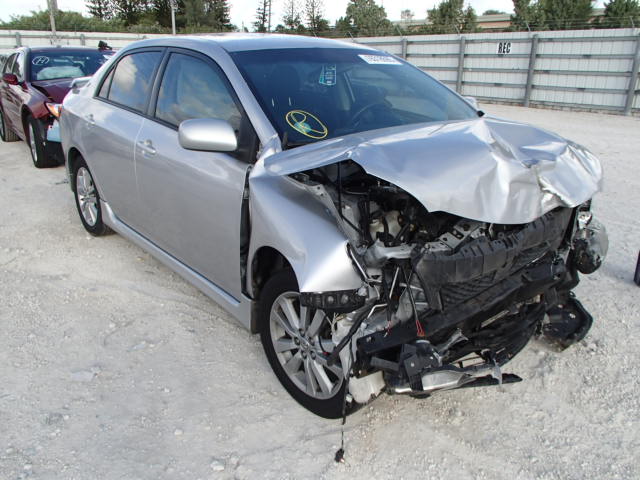 2T1BU40E19C128170 - 2009 TOYOTA COROLLA BA GRAY photo 1