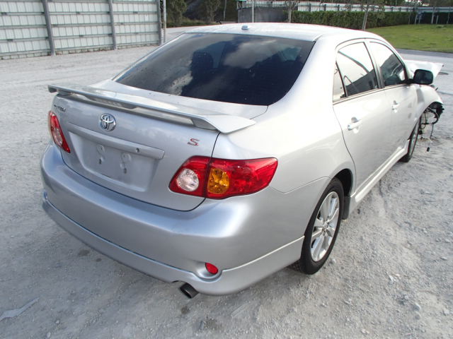 2T1BU40E19C128170 - 2009 TOYOTA COROLLA BA GRAY photo 4