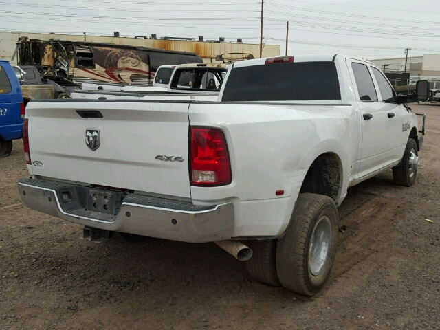 3C63RRGL7EG122341 - 2014 RAM 3500 ST WHITE photo 4