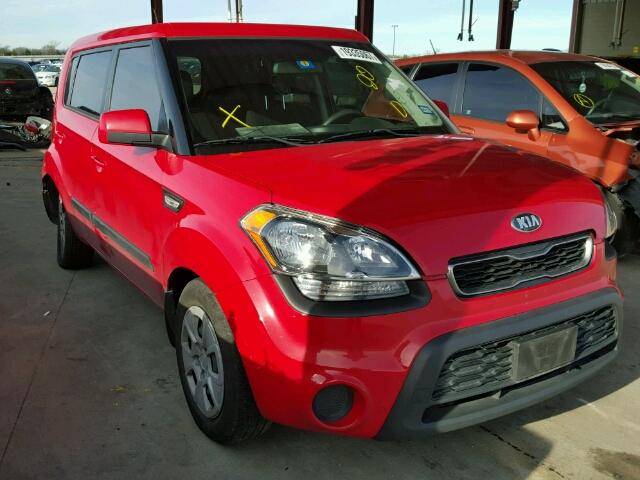 KNDJT2A50D7604467 - 2013 KIA SOUL RED photo 1