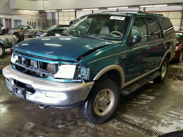 1FMPU18L9WLB79522 - 1998 FORD EXPEDITION GREEN photo 2