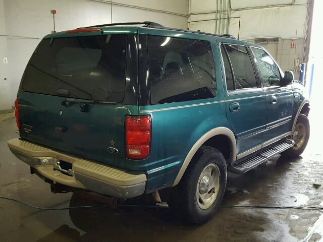 1FMPU18L9WLB79522 - 1998 FORD EXPEDITION GREEN photo 4