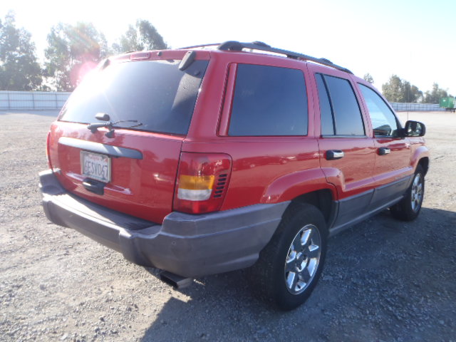 1J4G258S2XC552355 - 1999 JEEP GRAND CHER RED photo 4