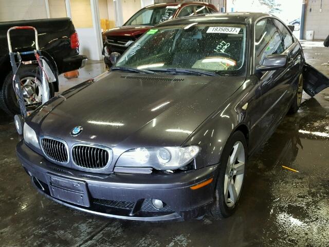 WBABV13485JT23256 - 2005 BMW 325CI SULE GRAY photo 2