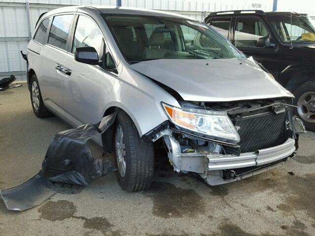 5FNRL5H26DB088335 - 2013 HONDA ODYSSEY LX SILVER photo 1