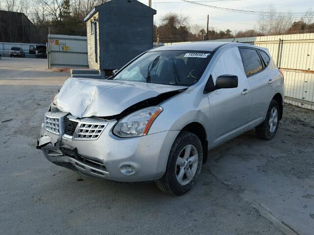 JN8AS5MV2AW128910 - 2010 NISSAN ROGUE S/SL SILVER photo 2