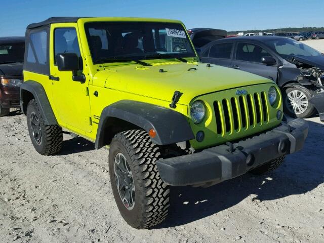 1C4AJWAG0GL323165 - 2016 JEEP WRANGLER S GREEN photo 1