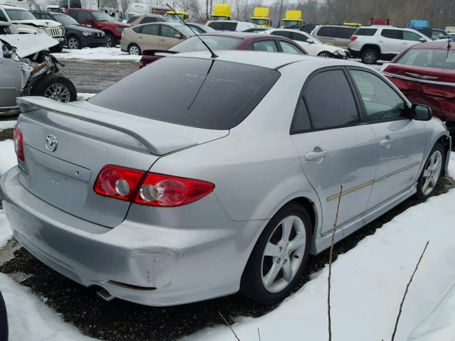 1YVHP80C955M54825 - 2005 MAZDA 6 I SILVER photo 4