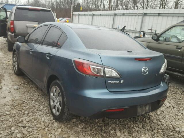 JM1BL1UF3B1383160 - 2011 MAZDA 3 I BLUE photo 3