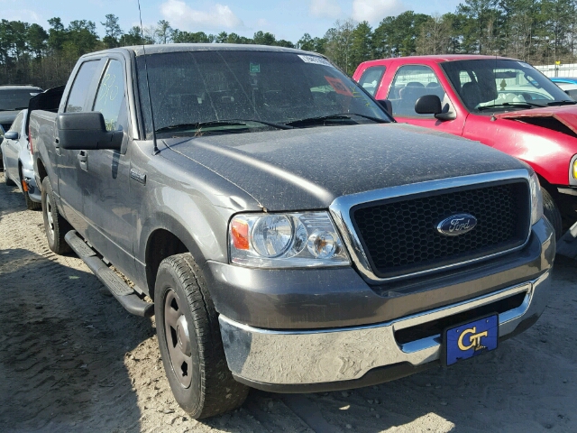 1FTRW12W47FA18571 - 2007 FORD F150 SUPER GRAY photo 1