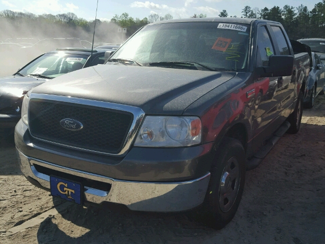 1FTRW12W47FA18571 - 2007 FORD F150 SUPER GRAY photo 2