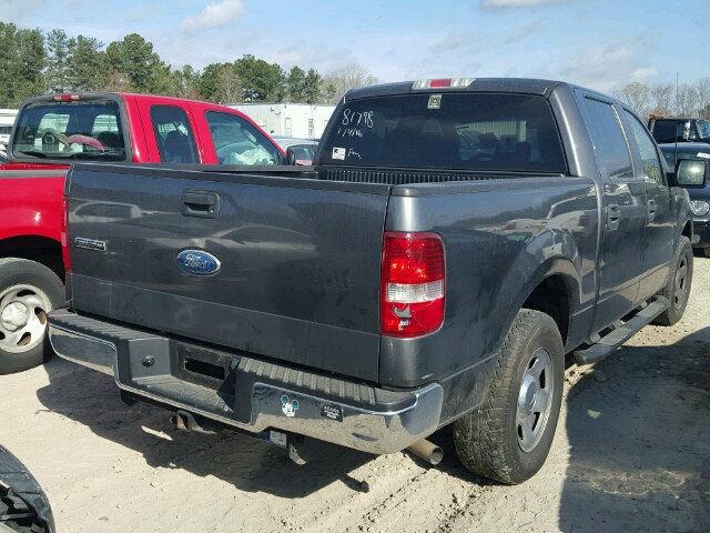 1FTRW12W47FA18571 - 2007 FORD F150 SUPER GRAY photo 4